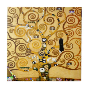Carreau Gustav Klimt Arbre de Vie : Art nouveau symboliste