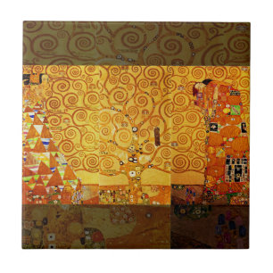 Carreau Gustav Klimt Arbre de Vie : Art nouveau symboliste
