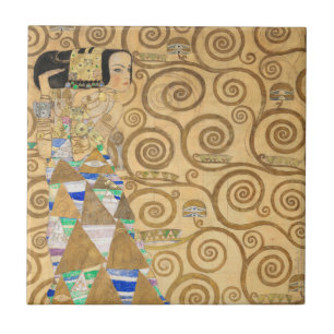 Carreau Gustav Klimt - Attente, Stoclet Frieze