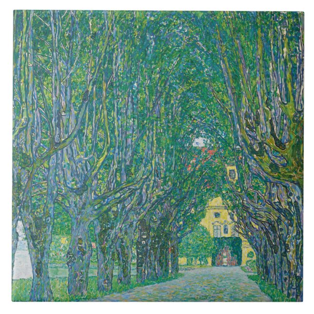 Carreau Gustav Klimt: Avenue of Schloss Kammer Park (Devant)