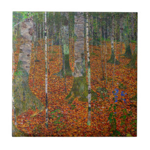 Carreau Gustav Klimt - Bois de bouleau