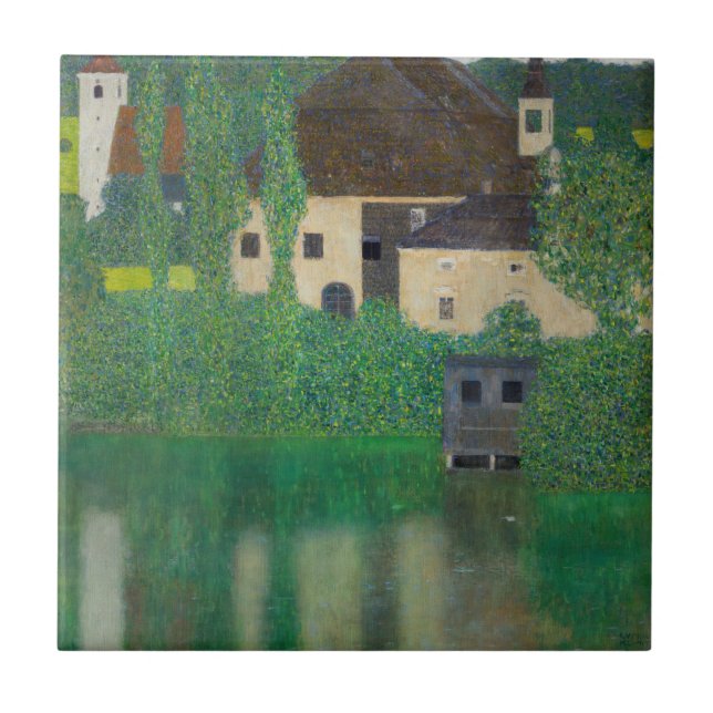 Carreau Gustav Klimt - Château aquatique (Devant)