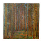 Carreau Gustav Klimt - Forêt de pins de Tannenwald<br><div class="desc">Forêt de sapins / Forêt de pins de Tannenwald - Gustav Klimt,  Huile sur toile,  1902</div>