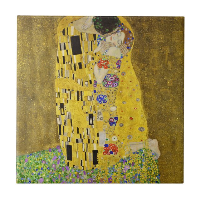 Carreau Gustav Klimt - Le baiser (Devant)
