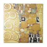 Carreau Gustav Klimt - l'étreinte - illustration classique<br><div class="desc">Gustav Klimt - l'étreinte - illustration classique d'un des mondes la plupart des peintres célèbres.</div>