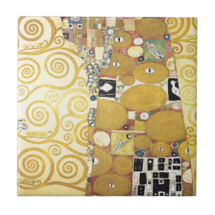 Carreau Gustav Klimt - l'étreinte - illustration classique