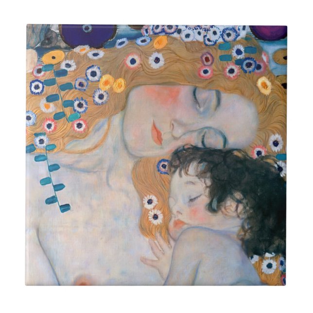 Carreau Gustav Klimt - Mère et Enfant (Devant)