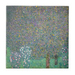 Carreau Gustav Klimt - Rosiers sous les arbres<br><div class="desc">Rosiers sous les arbres / Roses sous les arbres par Gustav Klimt en 1905</div>
