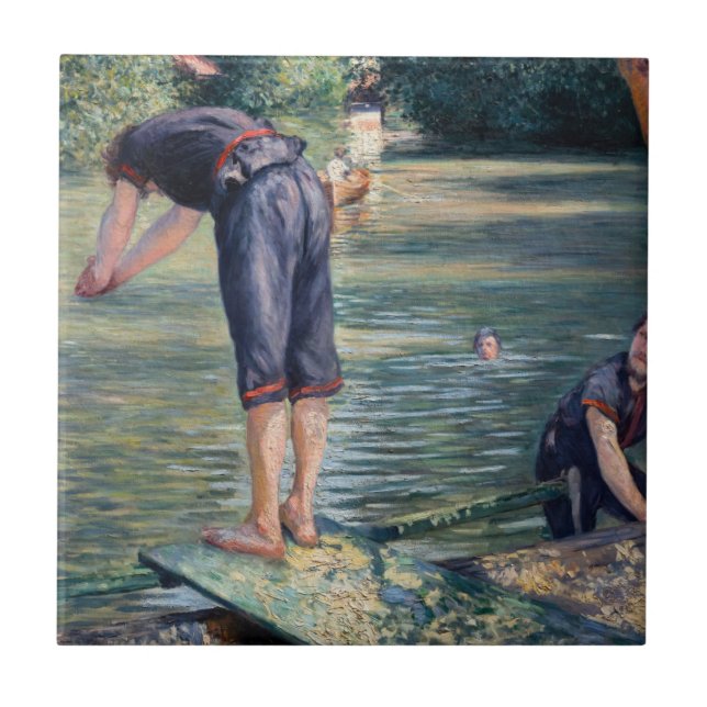 Carreau Gustave Caillebotte - Bathers, Banque des Yerres (Devant)