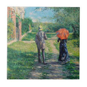Carreau Gustave Caillebotte - Le Chemin montant