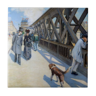 Carreau Gustave Caillebotte - Le Pont de l'Europe