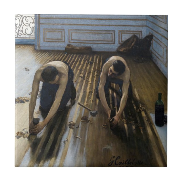 Carreau Gustave Caillebotte - Les Raboteurs de parquet (Devant)