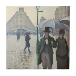 Carreau Gustave Caillebotte - Rue de Paris ; Temps de plui