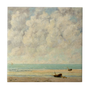 Carreau Gustave Courbet   la mer calme