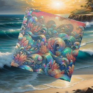 Carreau Habitat de Luxe au Bord de la Mer   Vagues de l'Oc