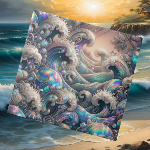Carreau Habitat de Luxe au Bord de l'Océan   Vagues de l'O