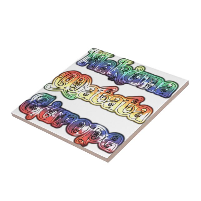 Carreau Hakuna Matata Europe Art Imprimer/Graphique (Côté)