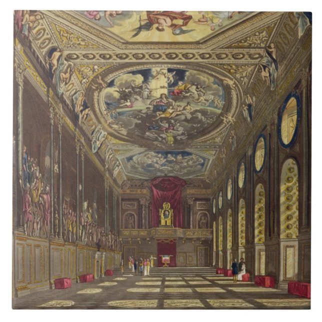 Carreau Hall de St George, château de Windsor, 'de (Devant)