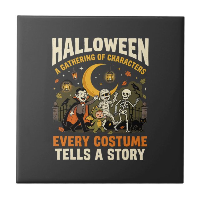 Carreau Halloween Costume Night Adventure (Devant)