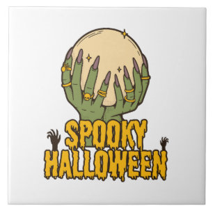 Carreau halloween effrayant