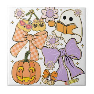 Carreau Halloween enseignant éffrayant