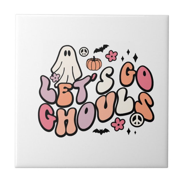 Carreau Halloween rétro (Devant)