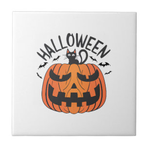 Carreau Halloween vintage