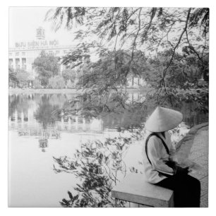 Carreau Hanoi Viêt Nam, vue sur le lac Hoan Kiem (NR)