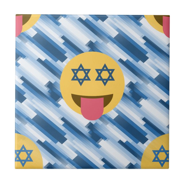 Carreau hanoukka chanukkah emoji (Devant)
