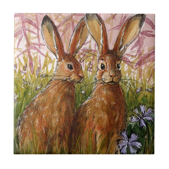 Carreau Happy Bunnies design by Schukina A072 (Devant)