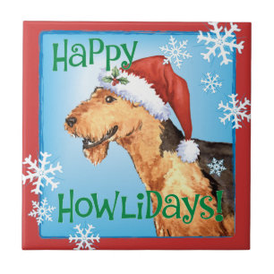 Carreau Happy Howliday Airedale