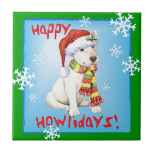 Carreau Happy Howliday Bull Terrier