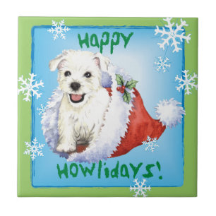 Carreau Happy Howlidays Westie