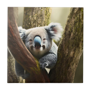 Carreau Happy Koala Australien sur un arbre, Carrelage en