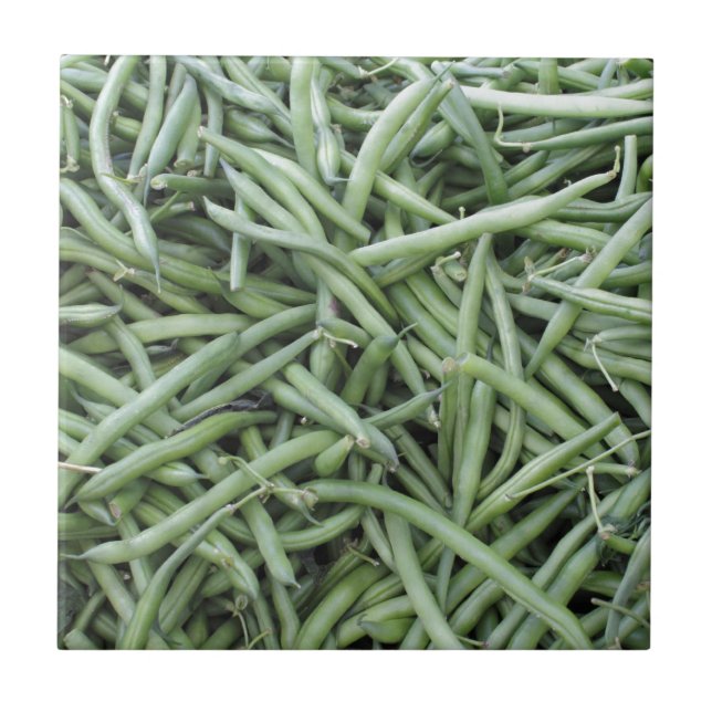 Carreau Haricots verts vert-foncé (Devant)