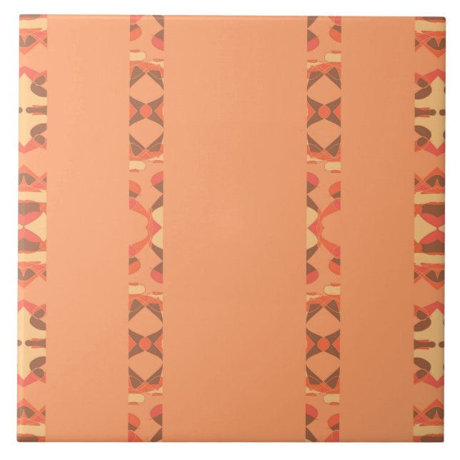 Carreau Harmonie Désertique Géométrique Marocain (Devant)