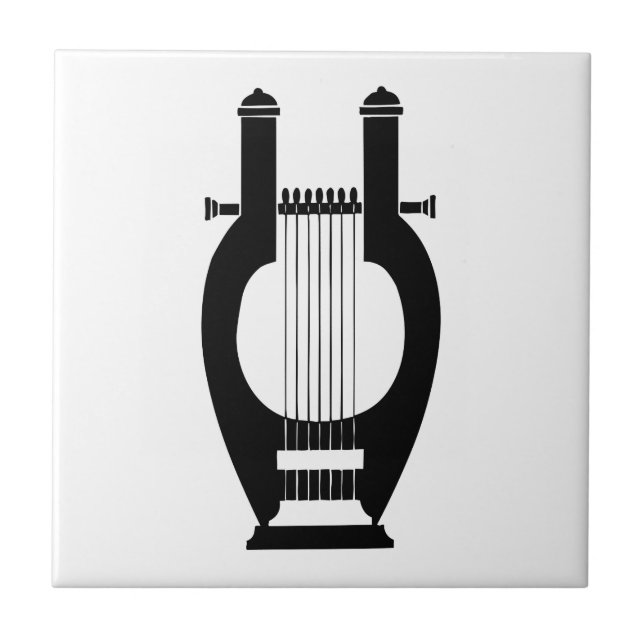 Carreau Harpe, relief grec (Devant)