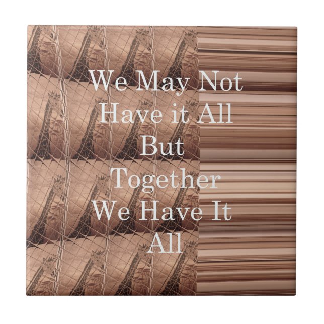 Carreau Have it toutes les girafes Safari Hakuna Matata wo (Devant)