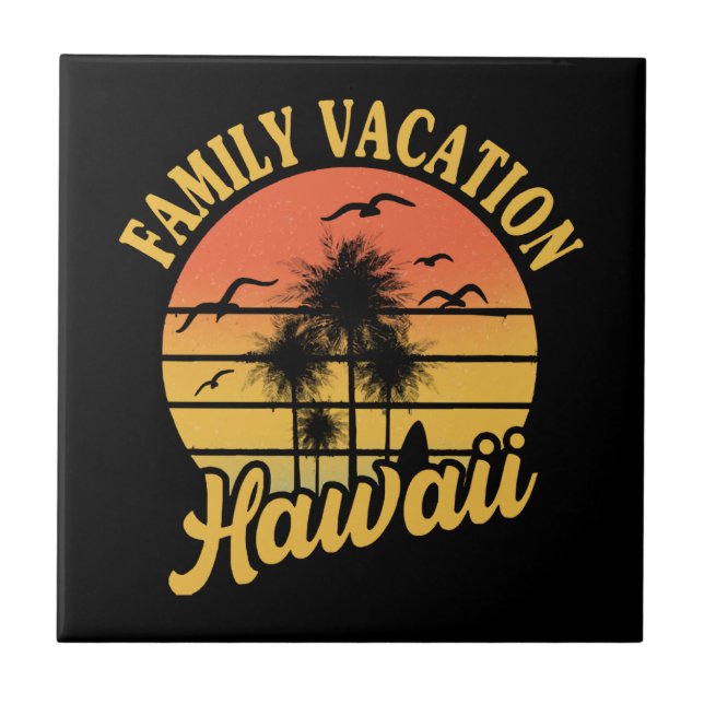 Carreau Hawaii Family Vacation 2022 Souvenir Gift (Devant)