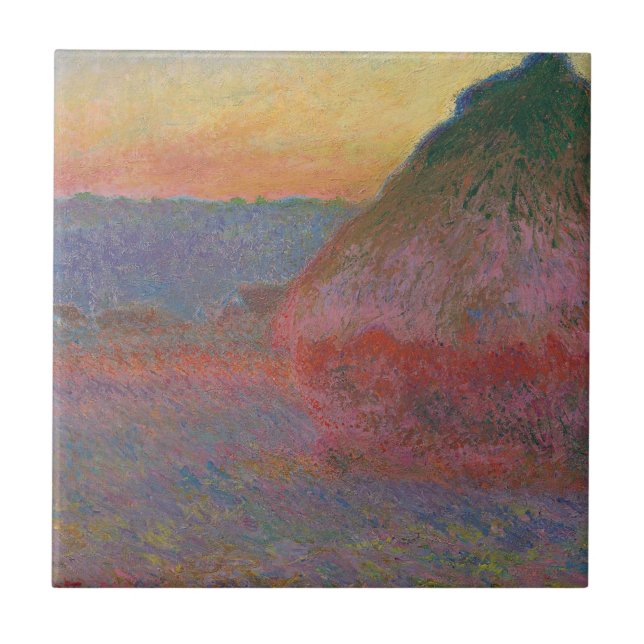 Carreau Haystacks (par Claude Monet) (Devant)