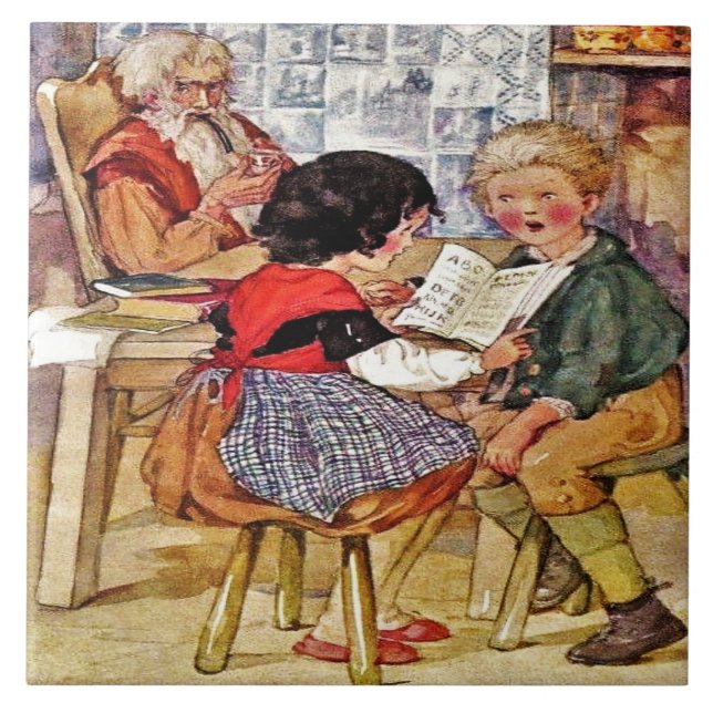 Carreau Heidi Lecture Jessie Wilcox Smith (Devant)