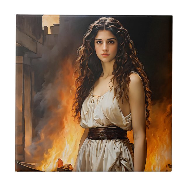 Carreau "Helen intemporelle : le catalyseur de Troy" (Devant)