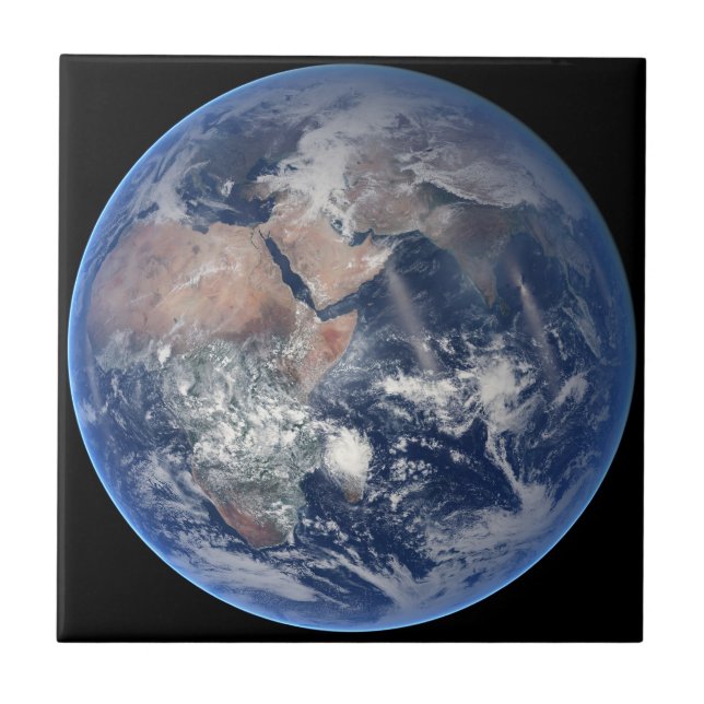 Carreau Hémisphère Est Sur La Planète Terre. (Devant)