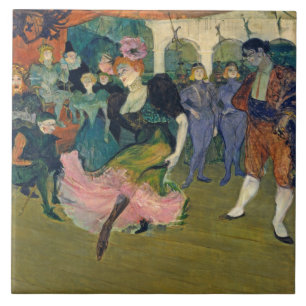 Carreau Henri de Toulouse-Lautrec   Carte : Le voyage de M