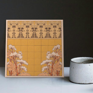 Carreau Henri Privat-Livemont Décor Mur Art Nouveau