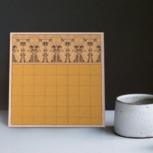 Carreau Henri Privat-Livemont Décor Mur Art Nouveau (Créateur téléchargé)