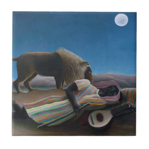 Carreau Henri Rousseau - La Bohémienne endormie
