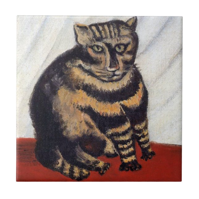 Carreau Henri Rousseau - Le Chat Tigre (Devant)