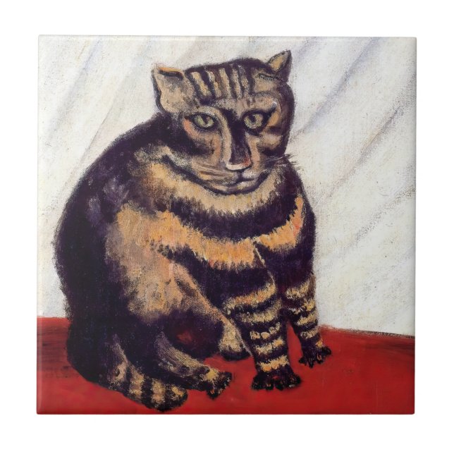 Carreau Henri Rousseau - Le Chat Tigre (Devant)