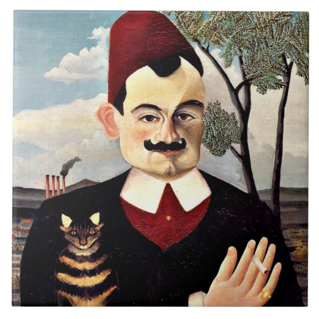 Carreau Henri Rousseau - Portrait de Monsieur X (Devant)